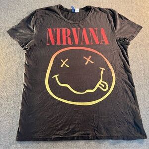 Divided Black Nirvana Graphic Tee
